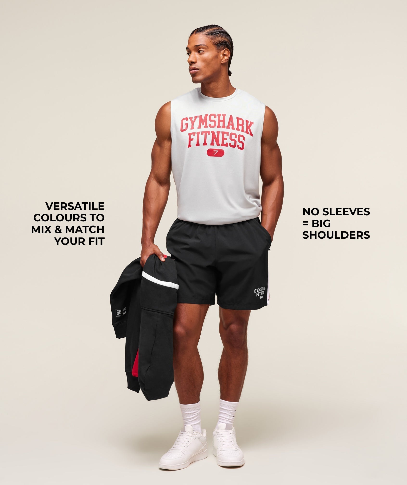 Varsity Tank - Light Grey
