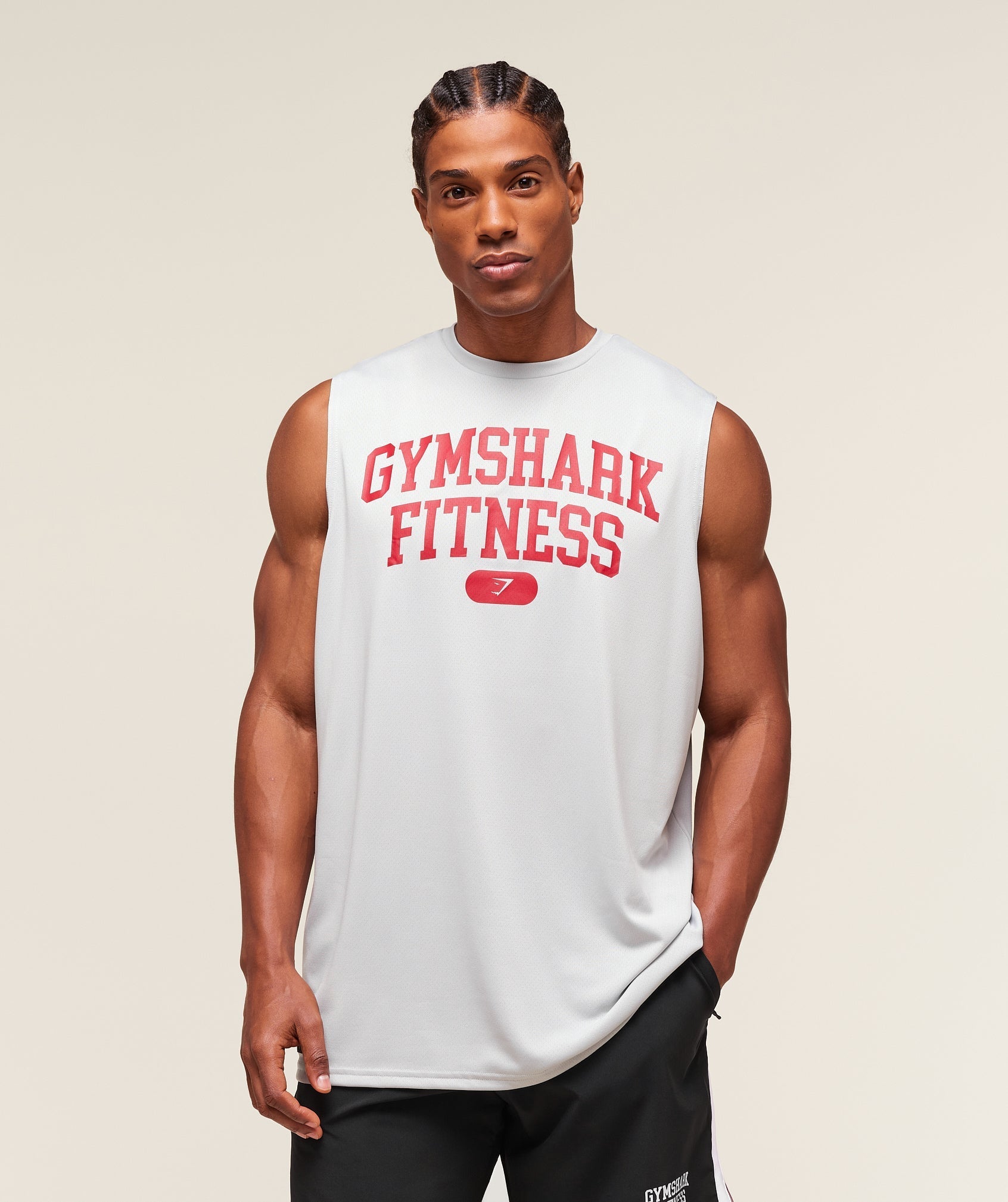 Varsity Tank - Light Grey