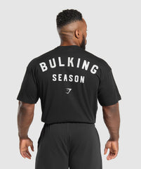 Bulking Season T-Shirt - Black