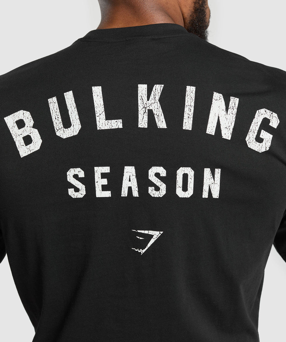 Bulking Season T-Shirt - Black