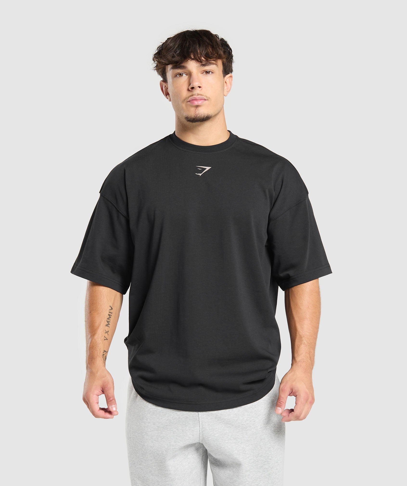 Lifting Club T-Shirt - Black/Light Grey