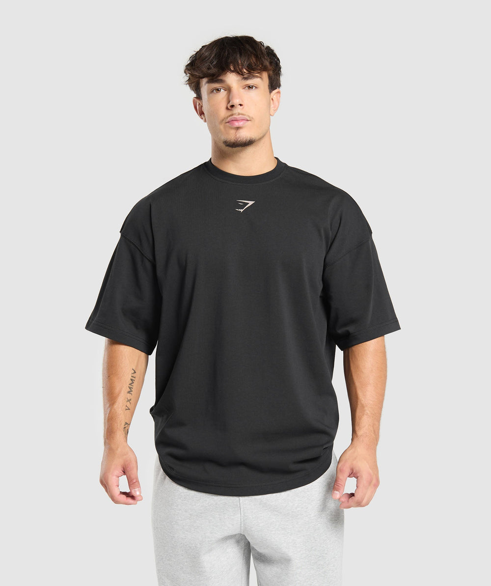 Lifting Club T-Shirt - Black/Light Grey