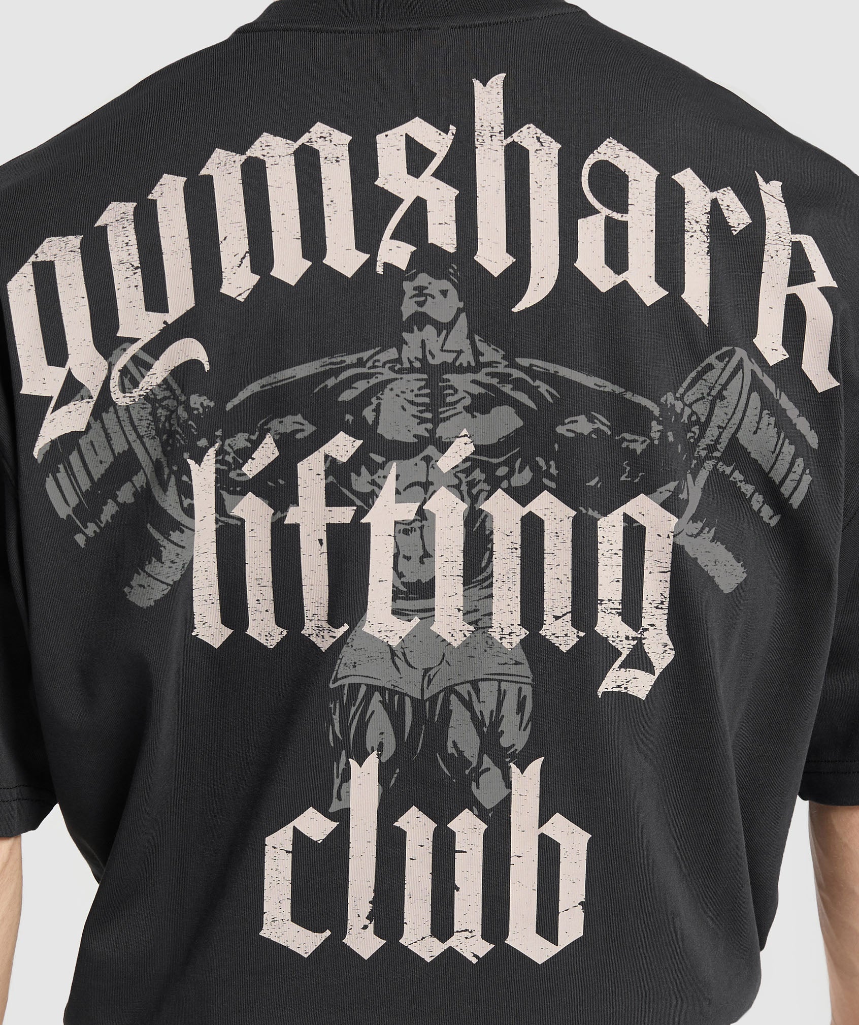 Lifting Club T-Shirt - Black/Light Grey