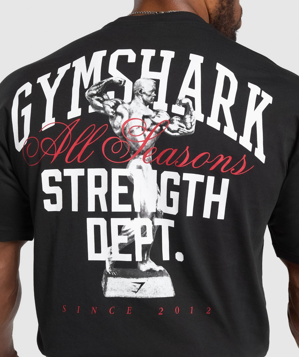 Trophy Graphic T-Shirt - Black