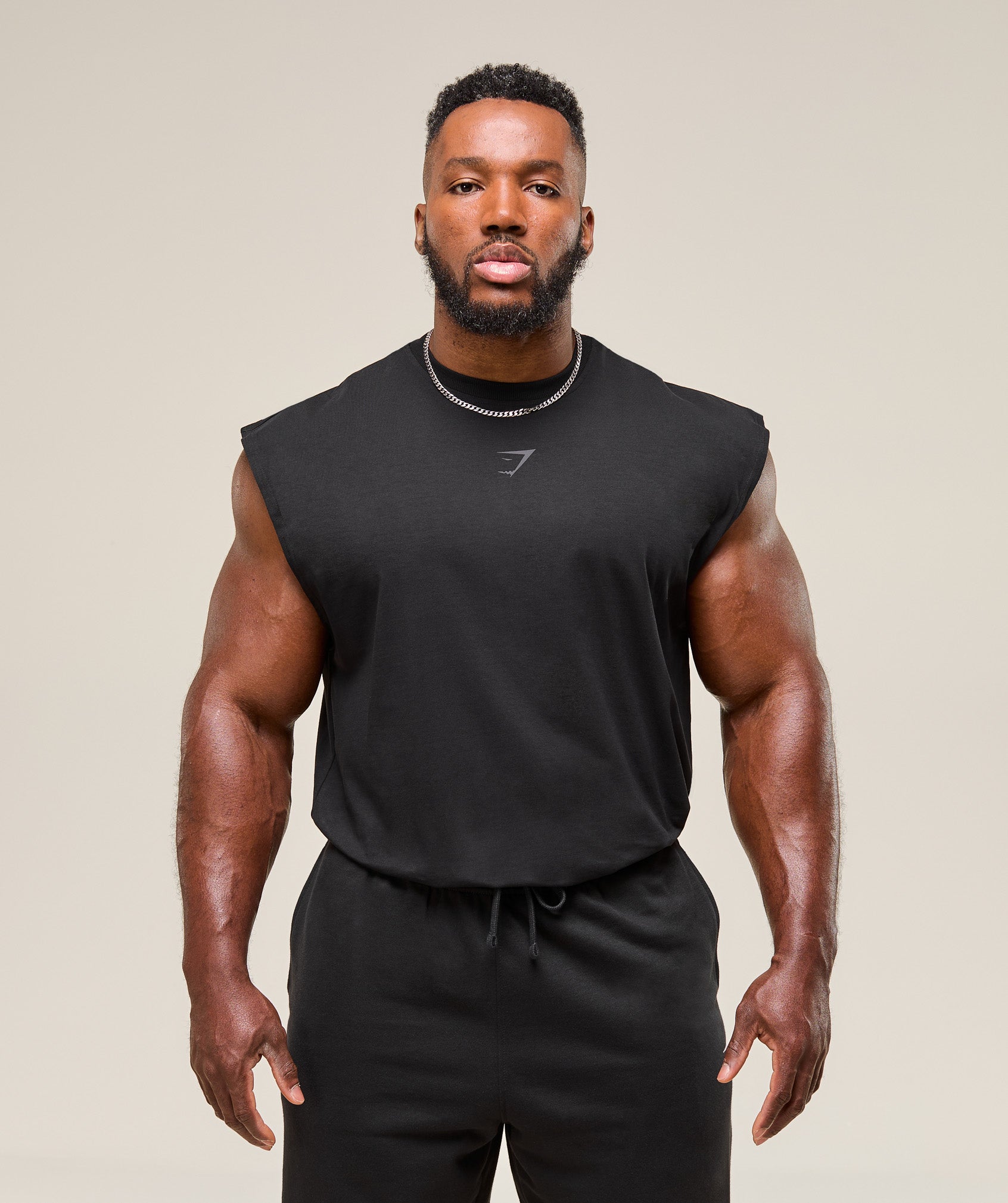 Power Cut Off Tank - Black