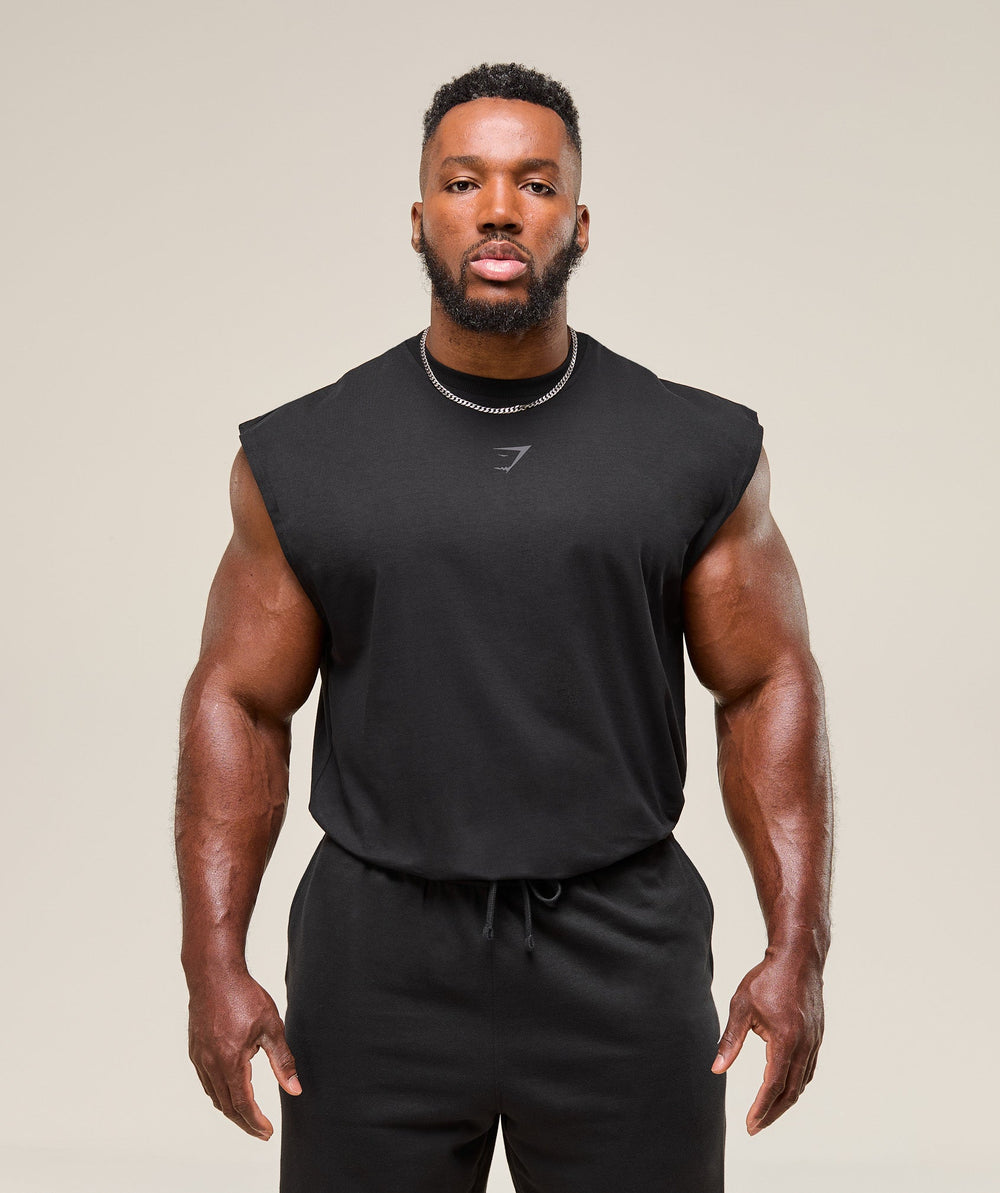 Power Cut Off Tank - Black