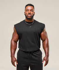 Power Cut Off Tank - Black