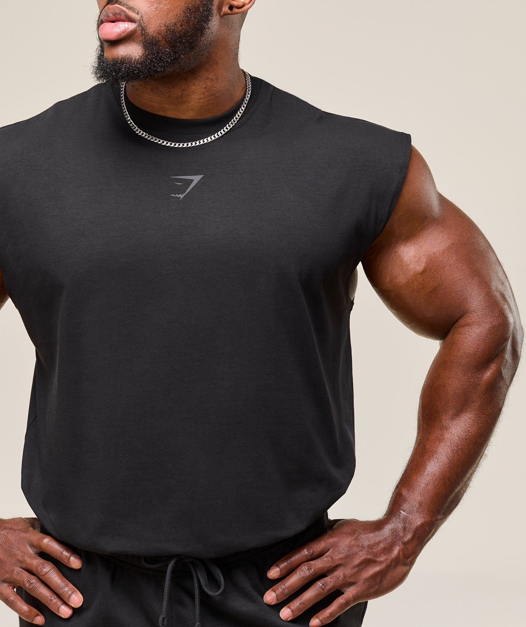 Power Cut Off Tank - Black