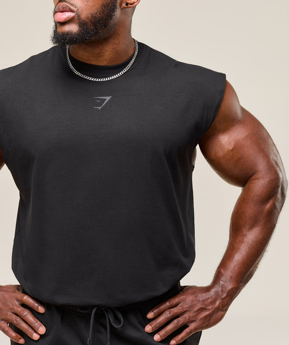 Power Cut Off Tank - Black