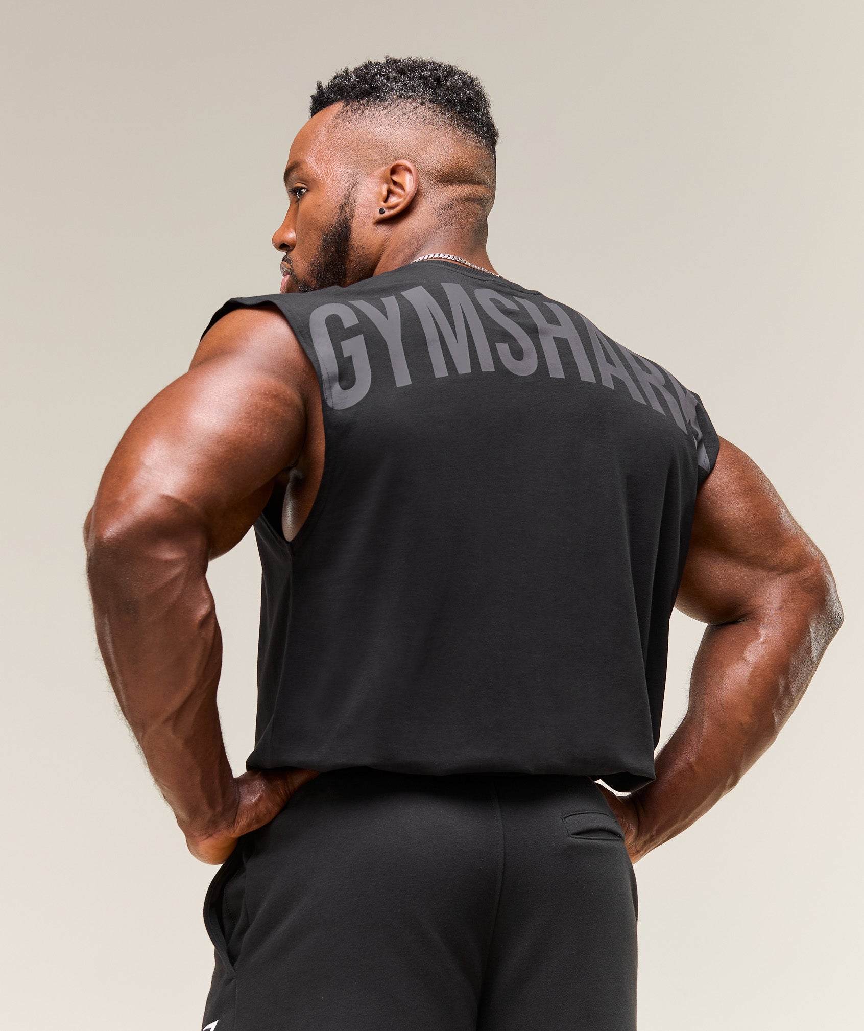 Power Cut Off Tank - Black