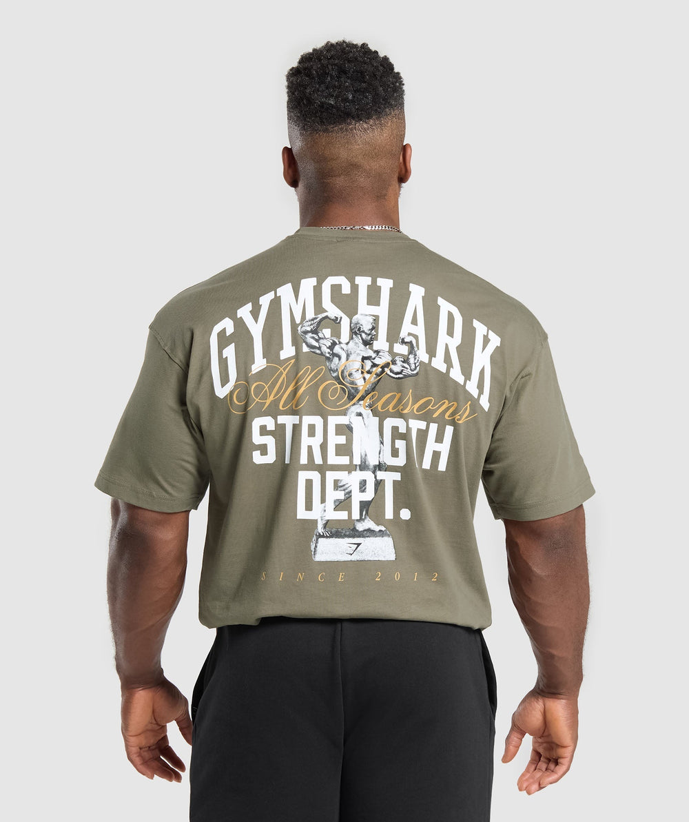 Trophy Graphic T-Shirt - Base Green