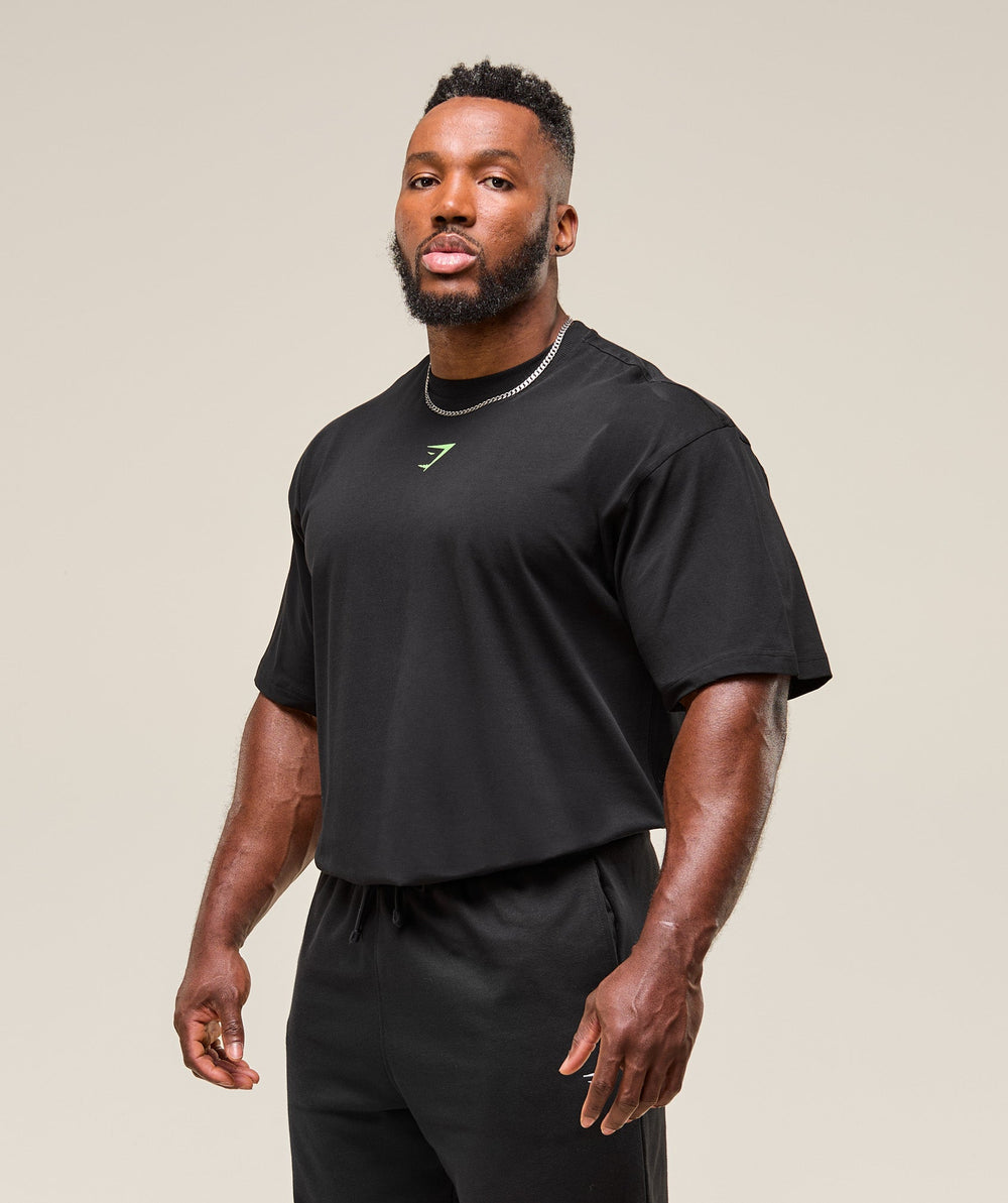 Power T-Shirt - Black/Energy Gelato Green
