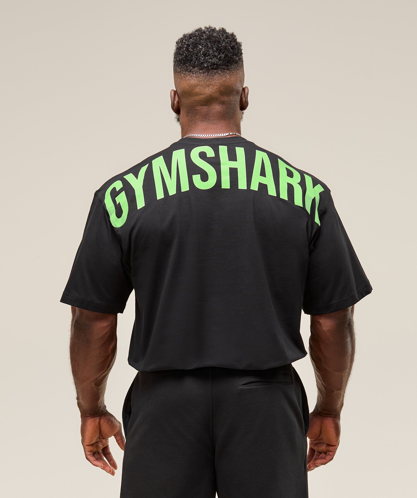 Power T-Shirt - Black/Energy Gelato Green