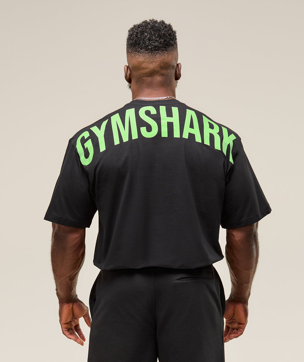 Power T-Shirt - Black/Energy Gelato Green