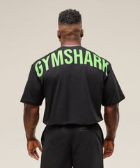 Power T-Shirt - Black/Energy Gelato Green