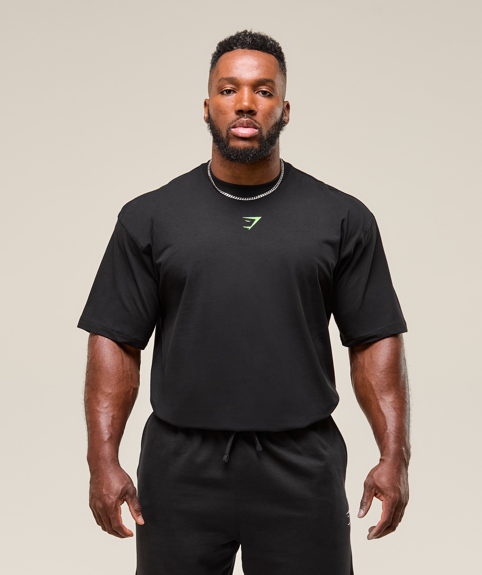 Power T-Shirt - Black/Energy Gelato Green