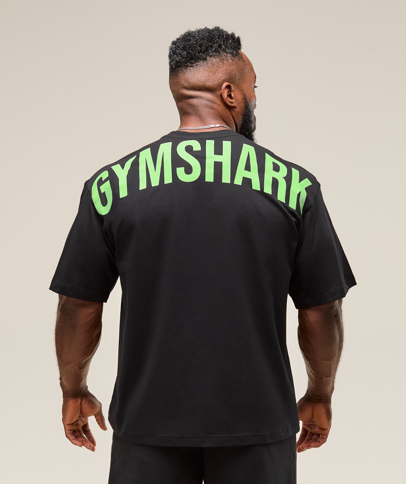 Power T-Shirt - Black/Energy Gelato Green