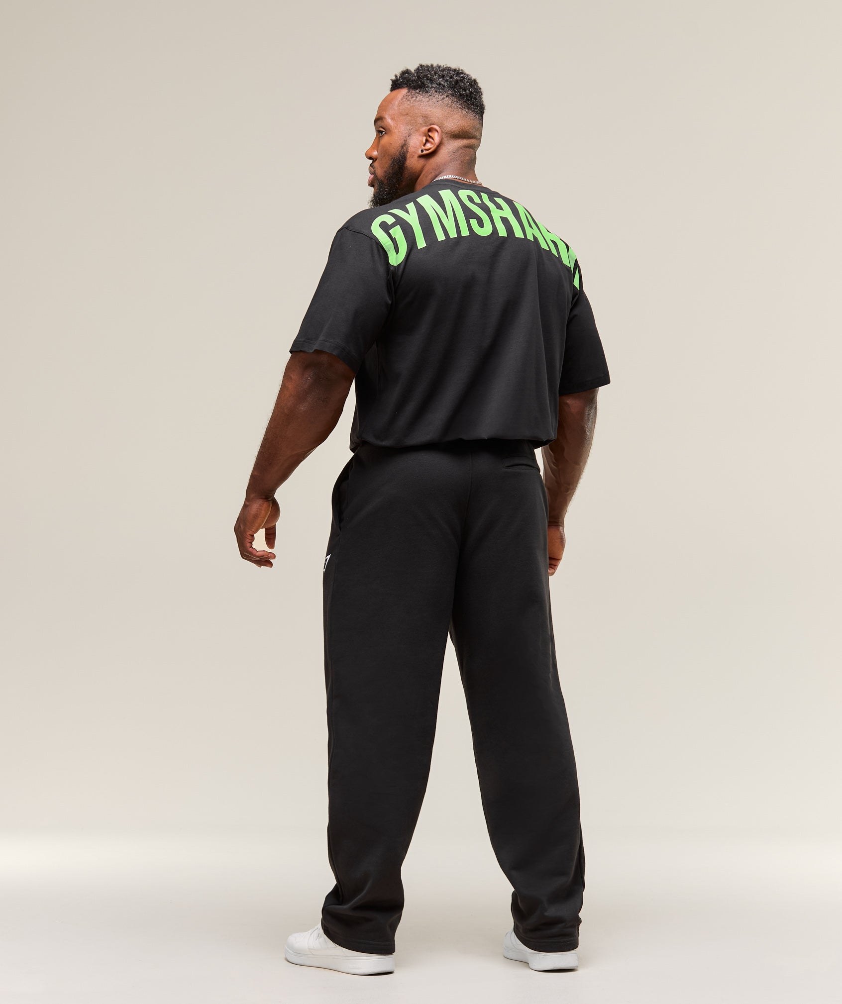 Power T-Shirt - Black/Energy Gelato Green