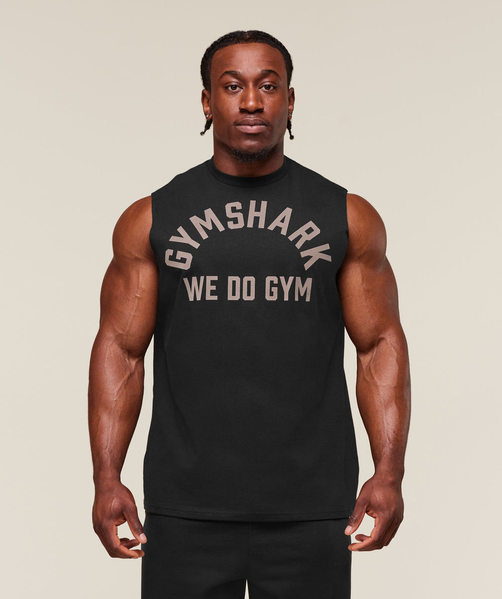 We Do Gym Tank - Black