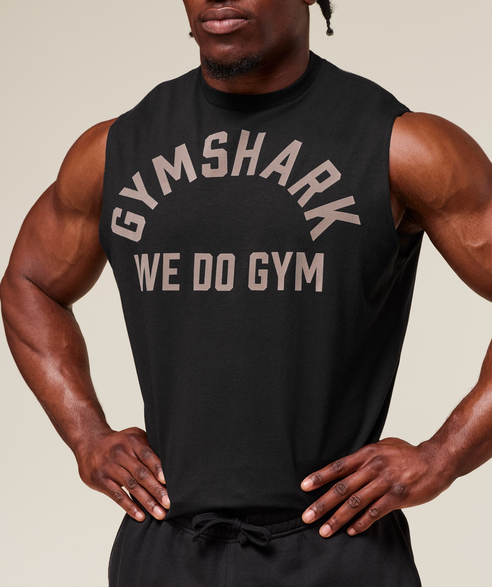 We Do Gym Tank - Black