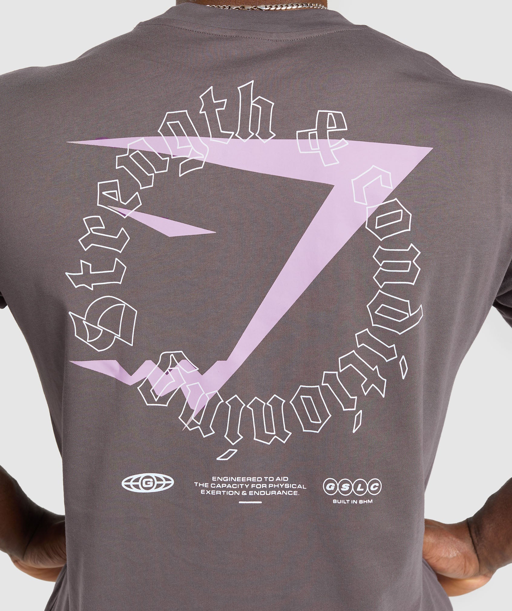 Strength and Conditioning T-Shirt - Brushed Purple