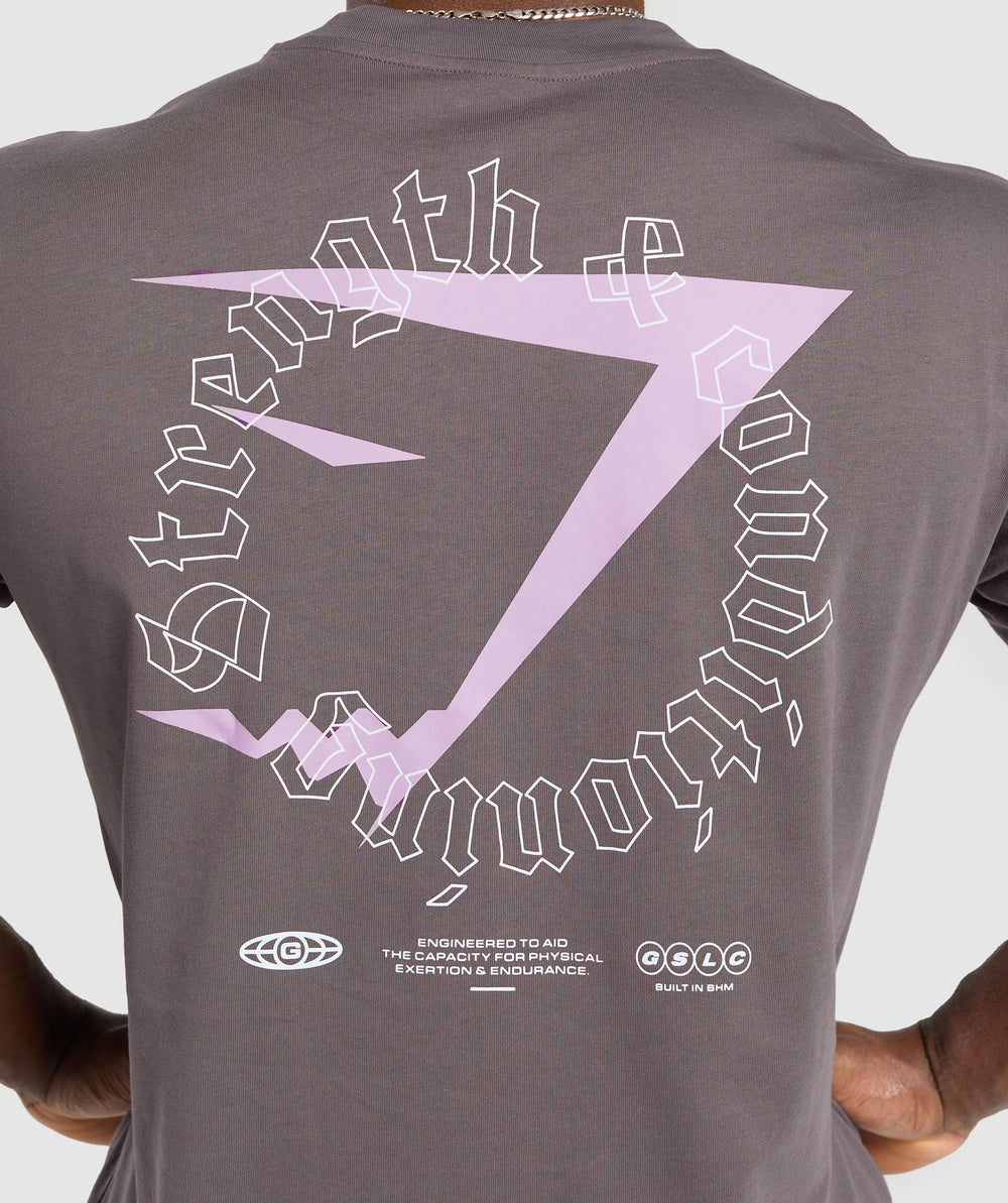 Strength and Conditioning T-Shirt - Brushed Purple
