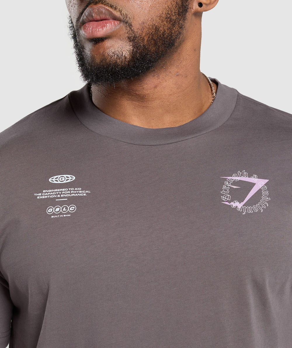 Strength and Conditioning T-Shirt - Brushed Purple