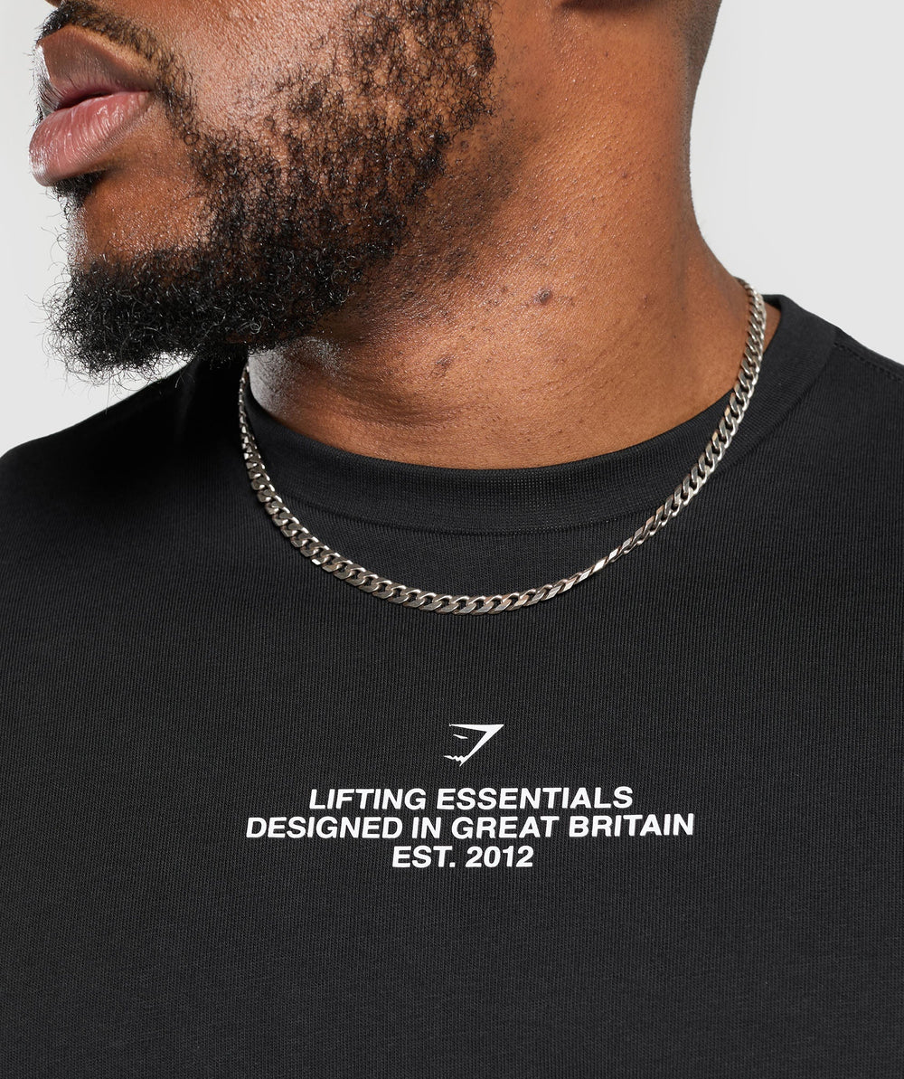 Tyre Graphic T-Shirt - Black