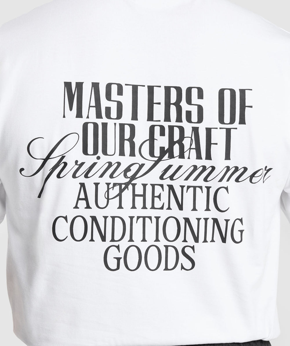 Master of our Craft T-Shirt - White