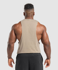 Legacy Drop Arm Tank - Cement Brown