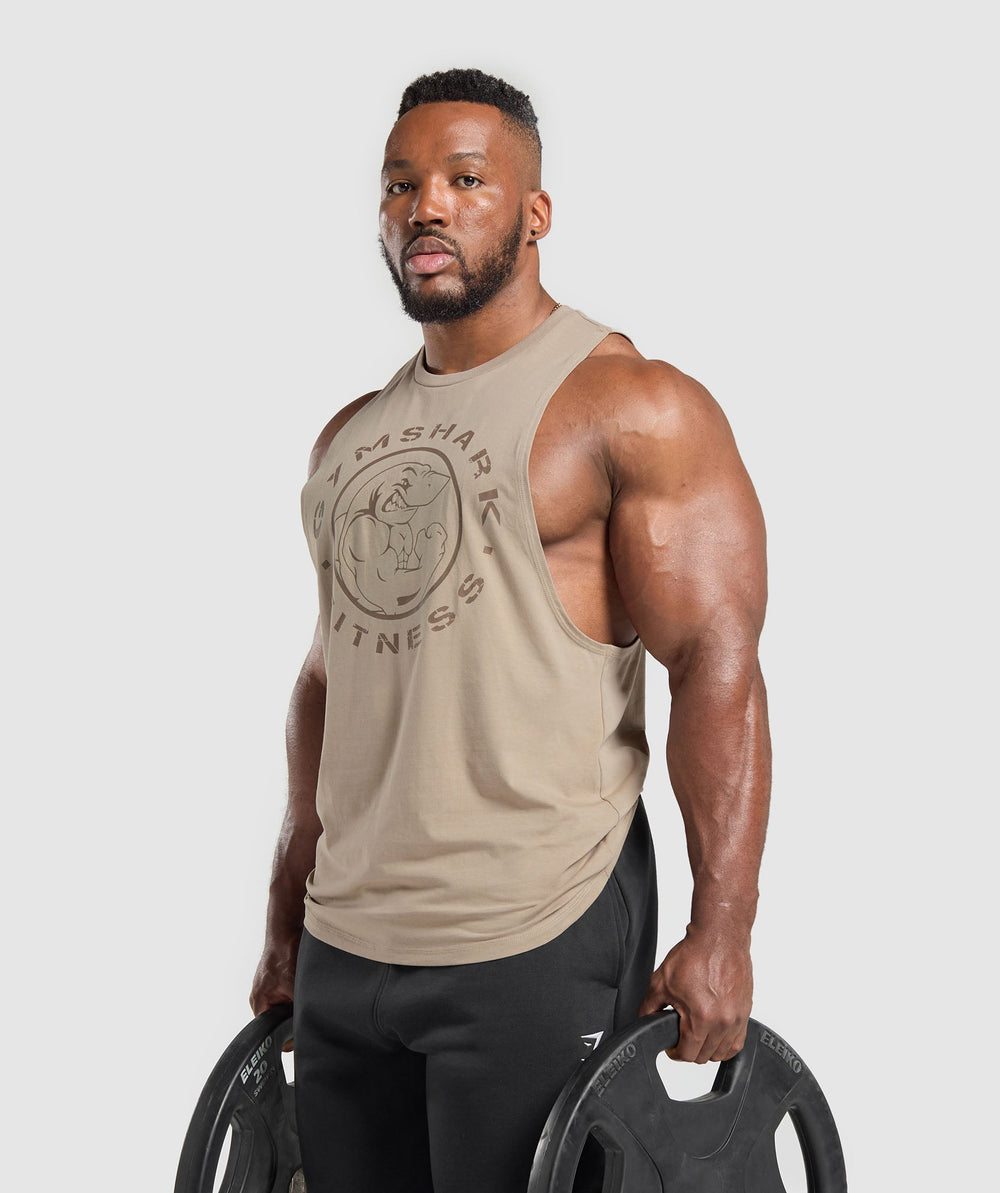 Legacy Drop Arm Tank - Cement Brown