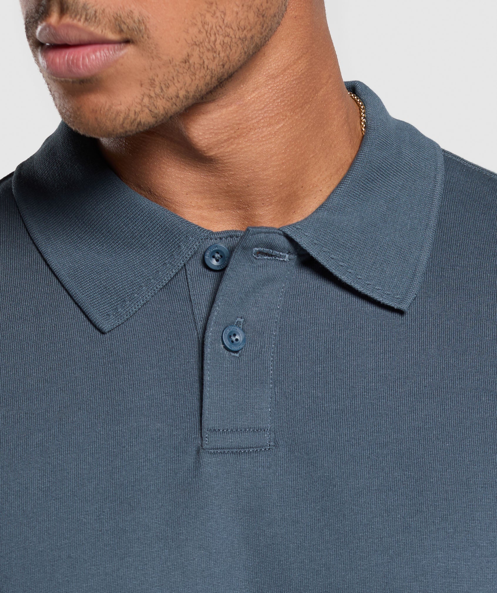 Short Sleeve Polo - Cargo Blue