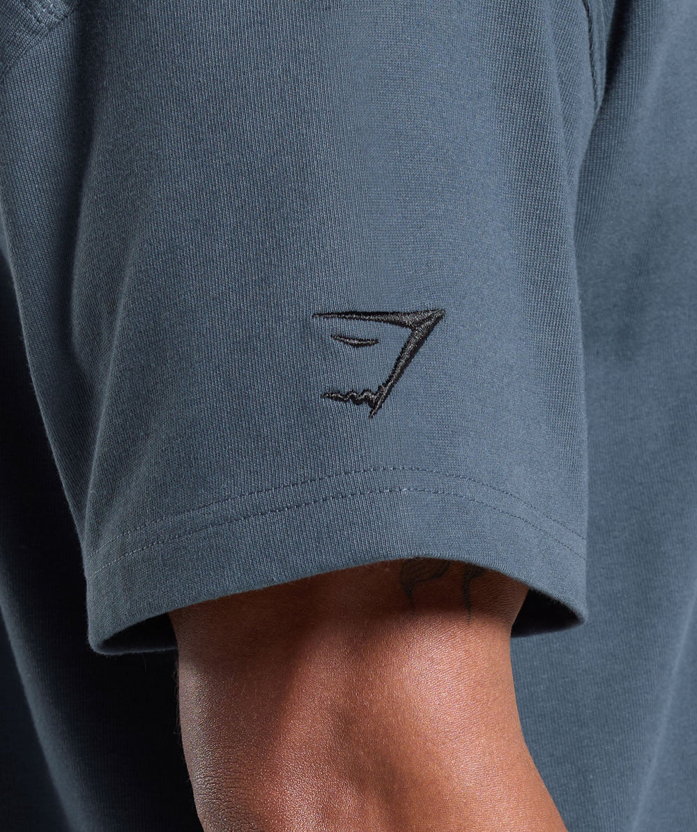 Short Sleeve Polo - Cargo Blue