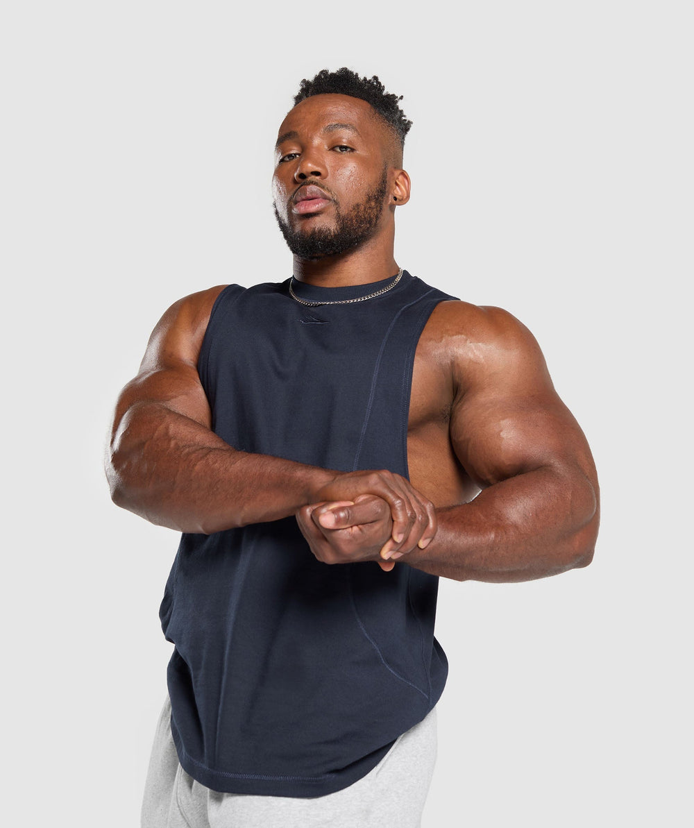 Premium Lifting Drop Arm Tank - Heavy Blue