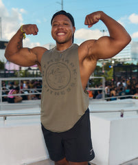 Legacy Drop Arm Tank - Base Green