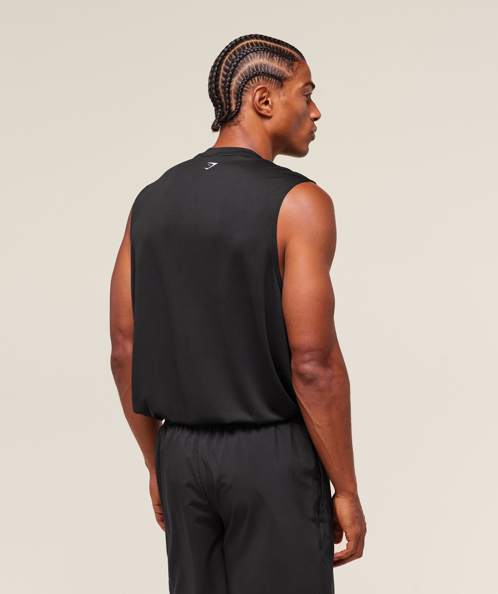 S&C Graphic Cut Off Tank - Black