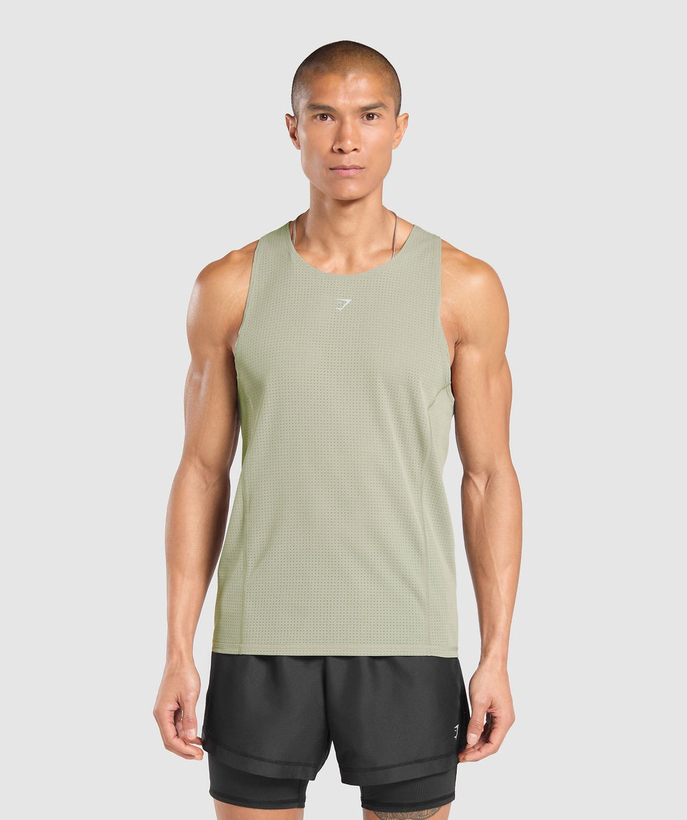Running Tank - Chalk Green