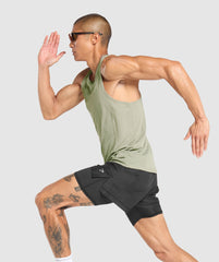 Running Tank - Chalk Green