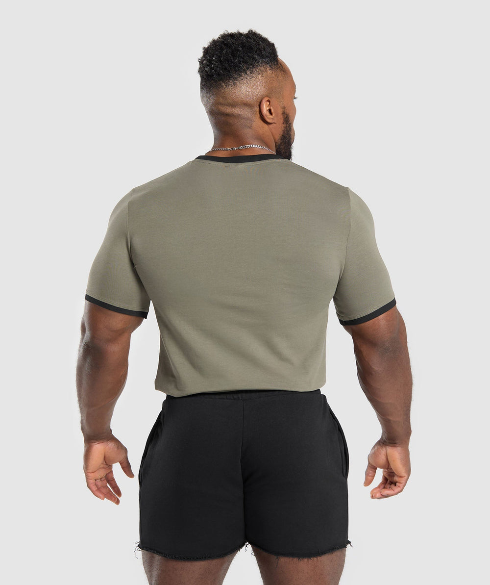 Legacy Ringer T-Shirt - Base Green/Black