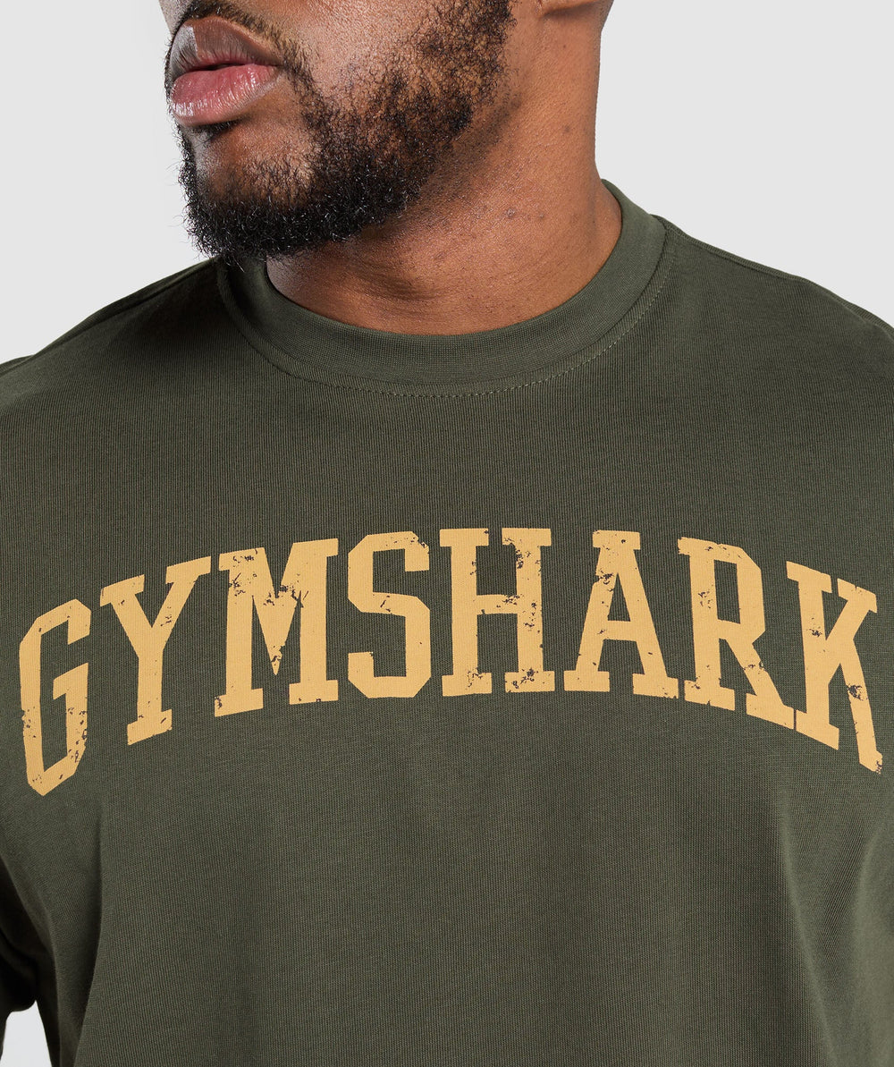 Collegiate T-Shirt - Strength Green