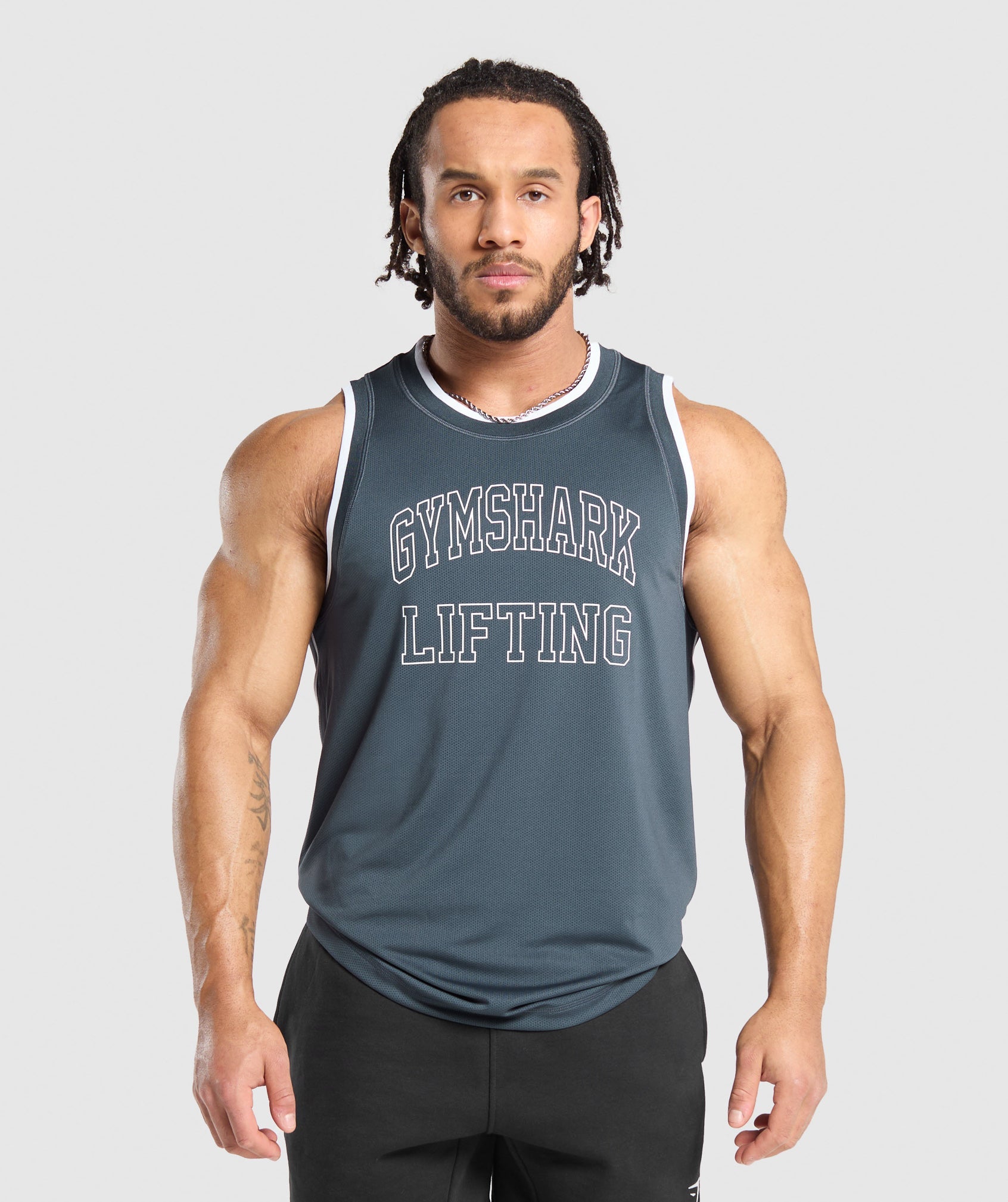 Mesh Tank - Titanium Blue