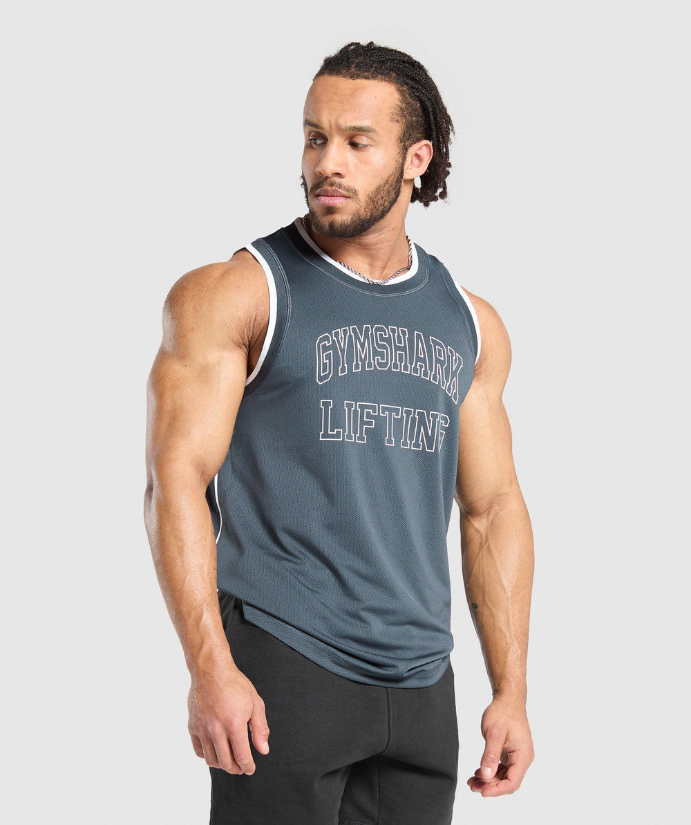 Mesh Tank - Titanium Blue