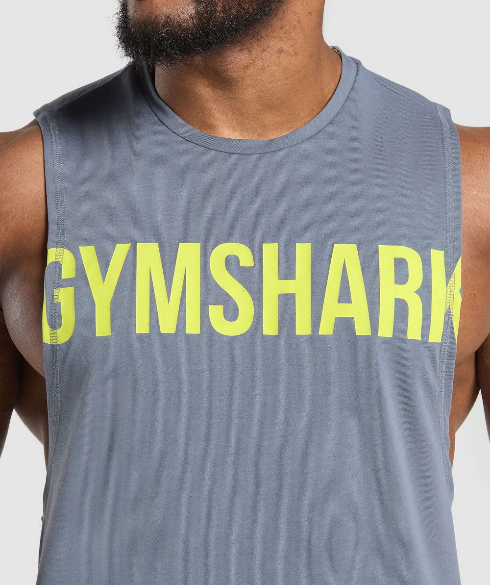 Impact Drop Arm Tank - Iron Blue