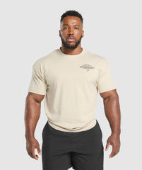 Worldwide T-Shirt - Cream Beige