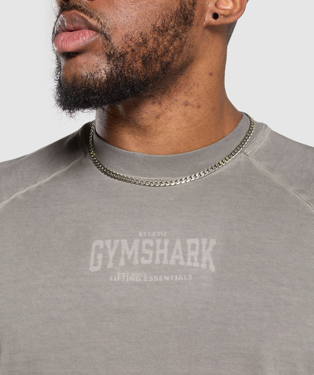 Heavyweight T-Shirt - Metal Grey/Asphalt Grey