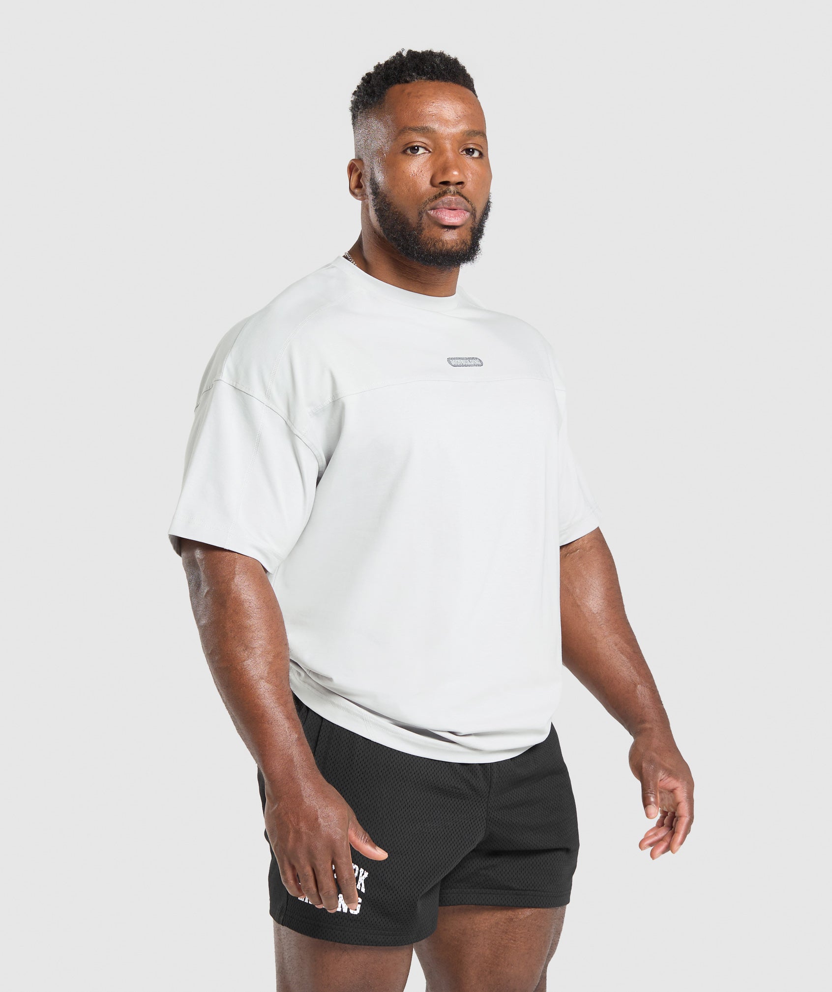 Bodybuilding Graphic Short Sleeve T-Shirt - Metal Grey