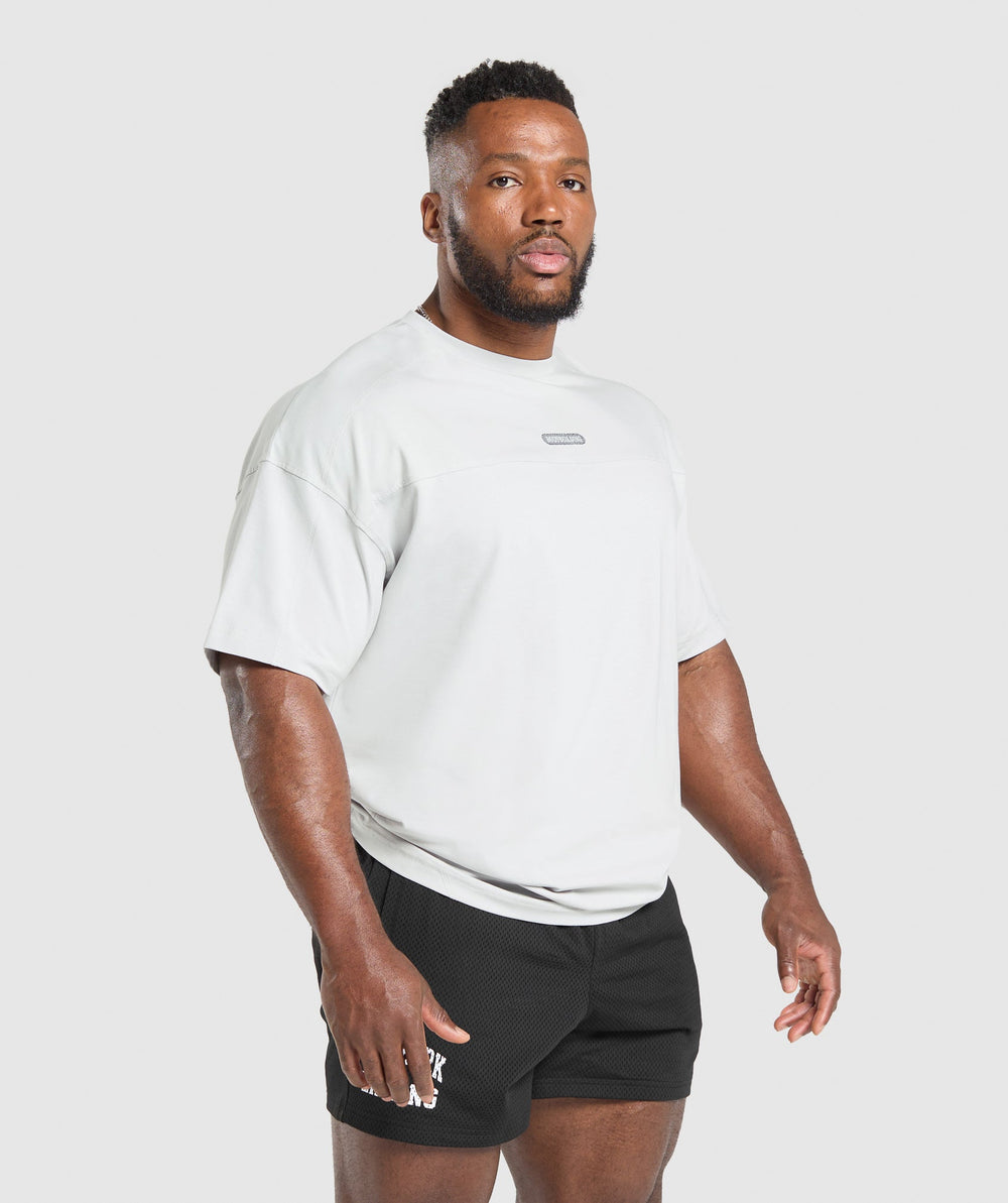 Bodybuilding Graphic Short Sleeve T-Shirt - Metal Grey