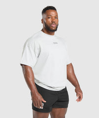Bodybuilding Graphic Short Sleeve T-Shirt - Metal Grey
