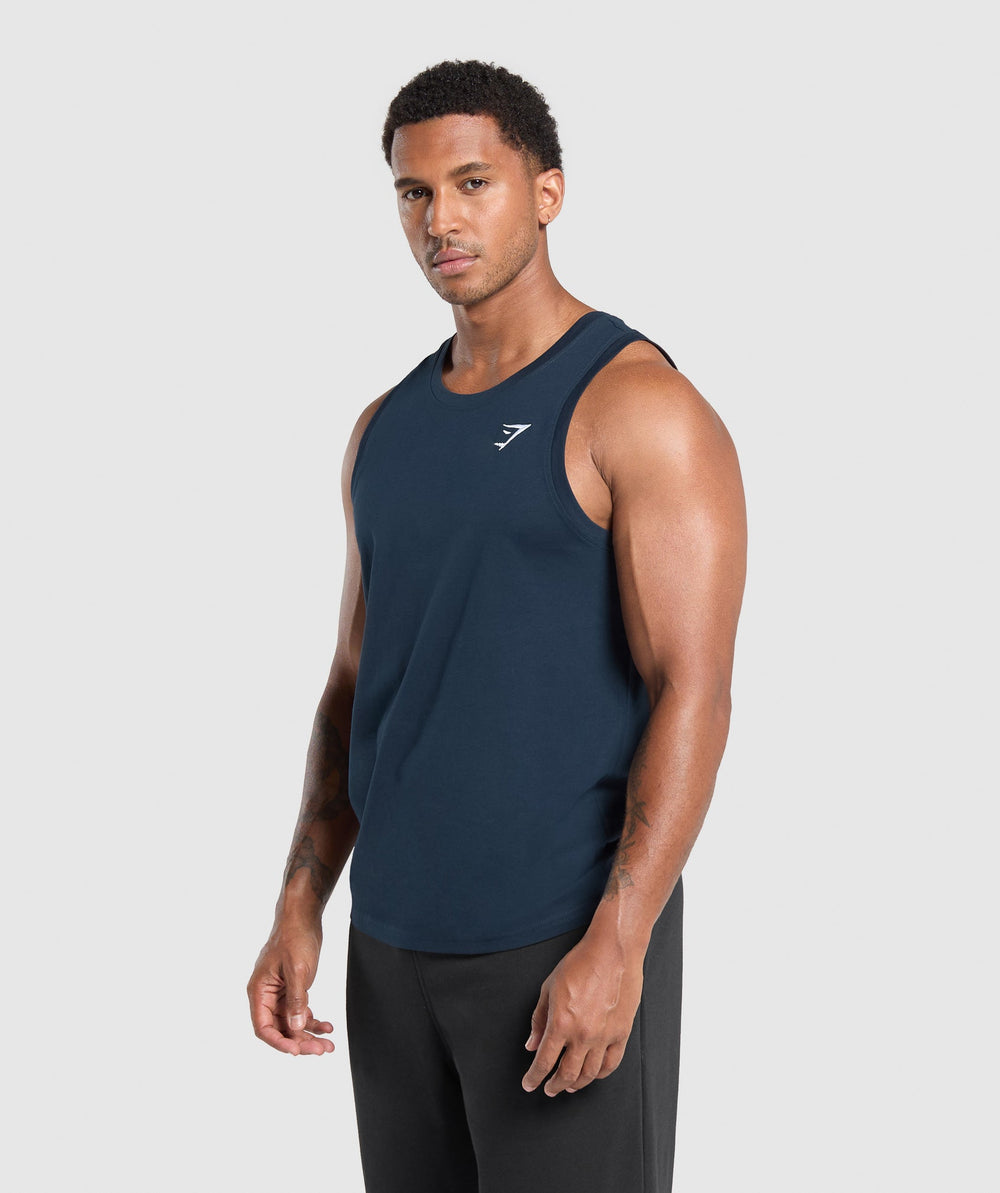 Crest Tank - Navy