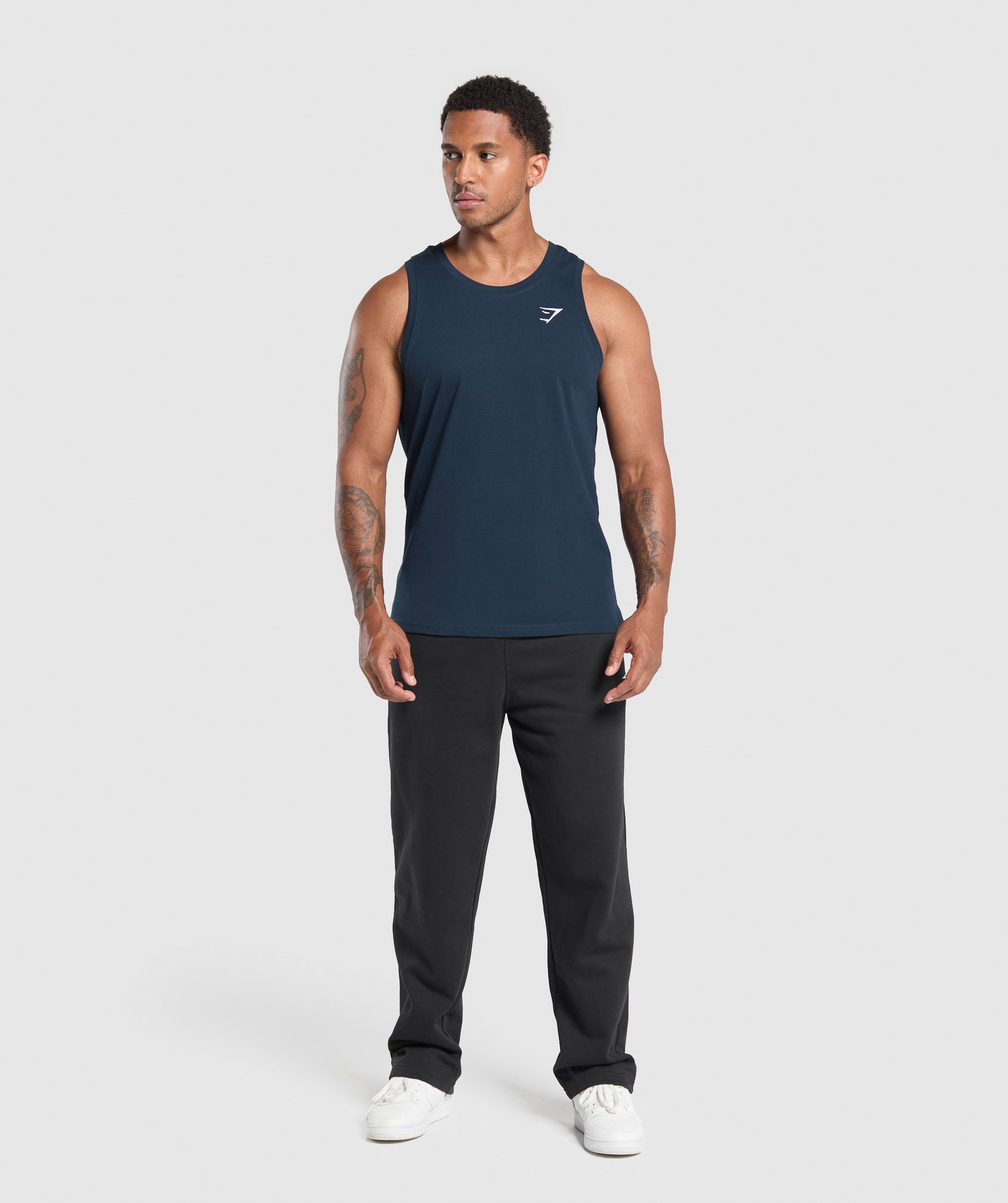 Crest Tank - Navy